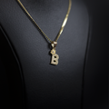 Dije inicial "B" 14k