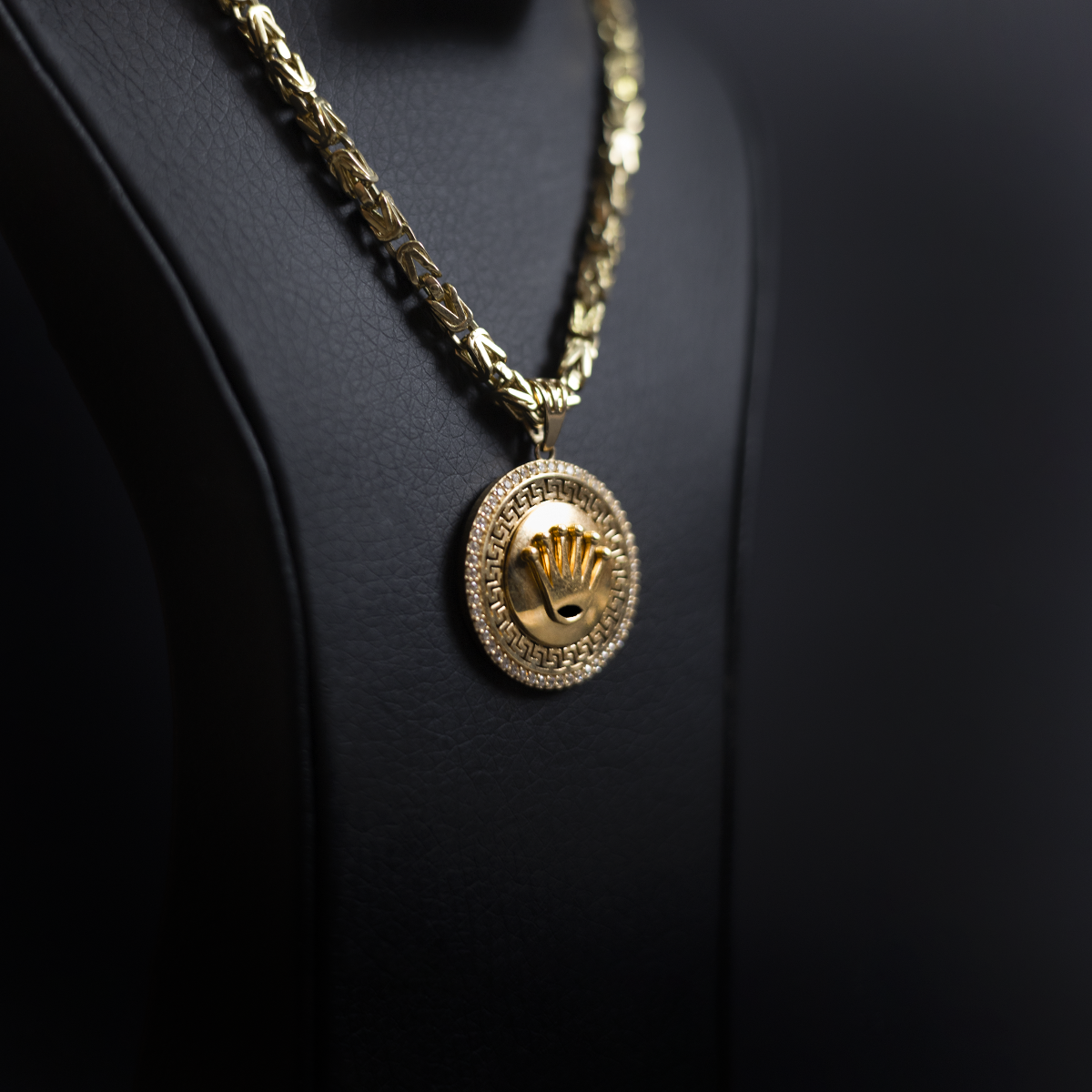 Medalla Versace Rolex 14k
