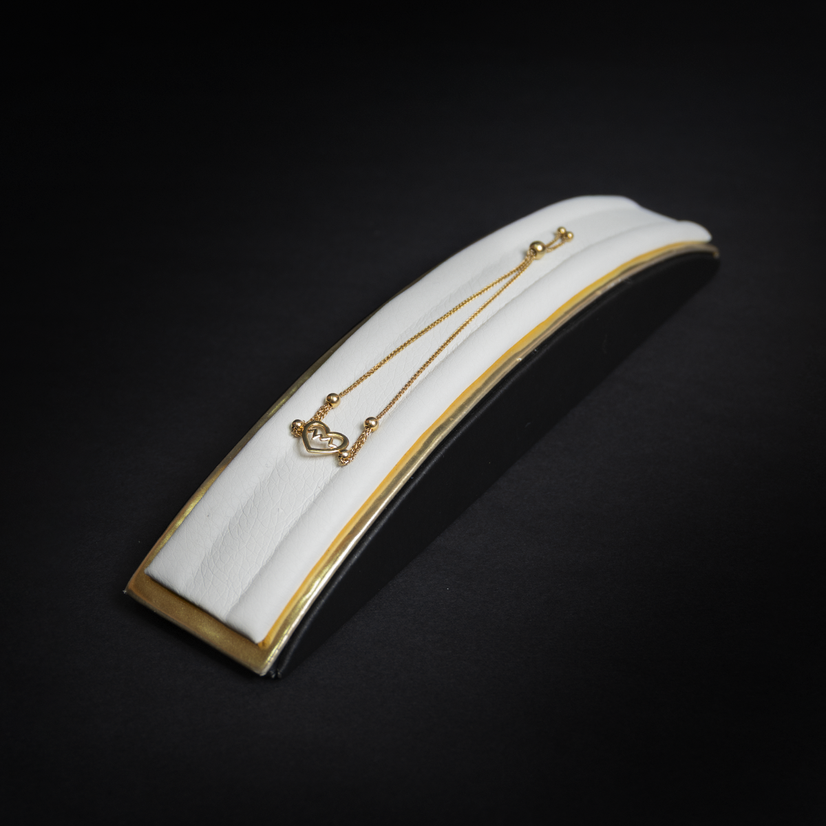Pulsera corazón 10k