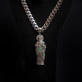 Dije grande San Judas Plata Italiana 925