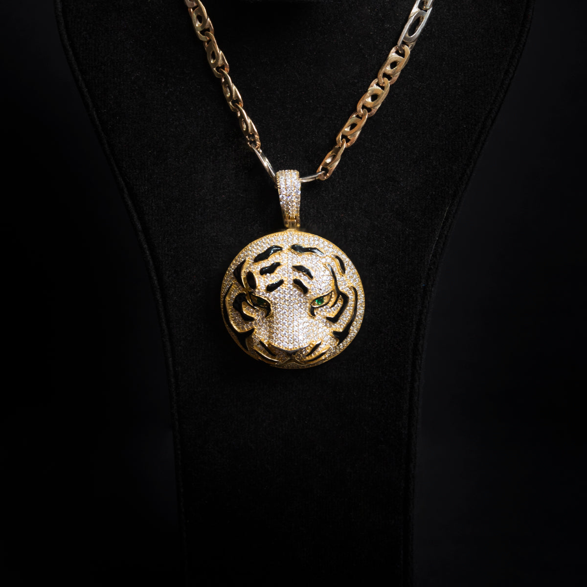 Dije Tigre Plata Italiana 925