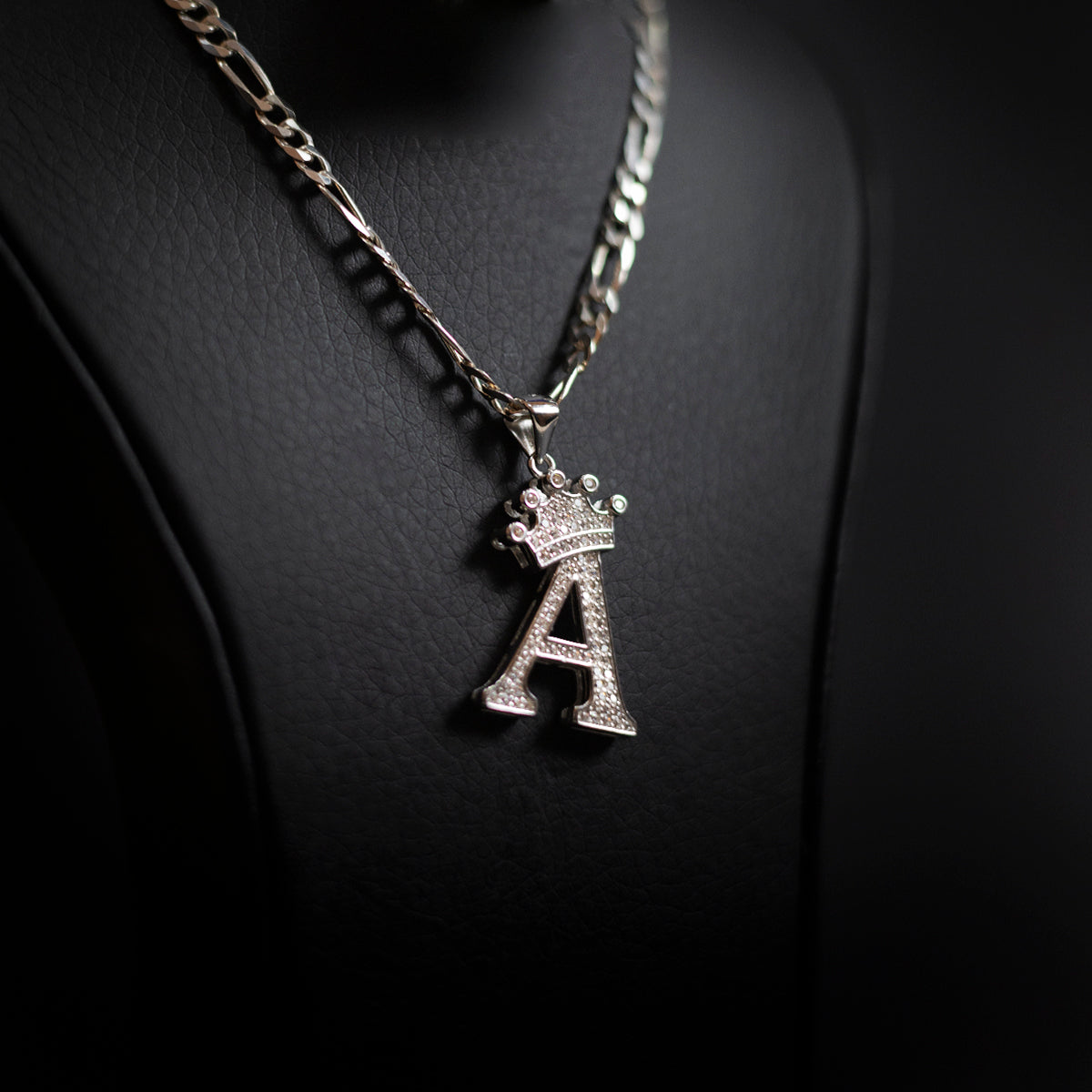 Dije inicial "A" Plata Italiana 925