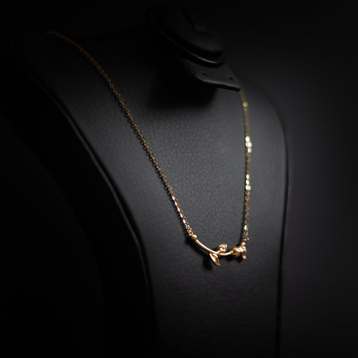 Gargantilla Rosa 2/O 14k