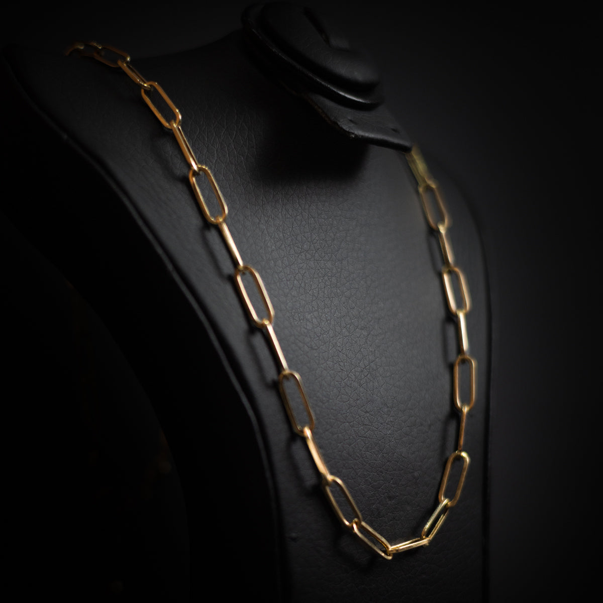Cadena Paperclip 14k