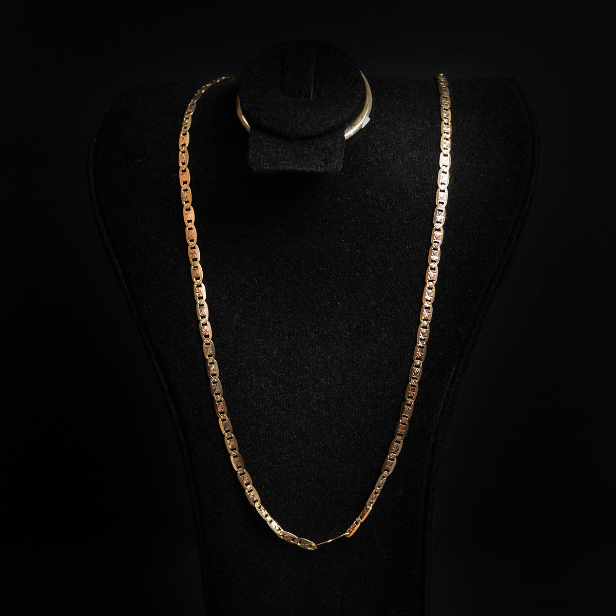 Cadena Valentino 3/O 14k