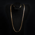 Cadena Cubana Martillada 14k