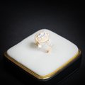 Anillo Compromiso Redondo 14k