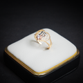 Anillo Corazón 14k