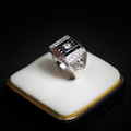 Anillo Estrella Tartésica Plata Italiana 925