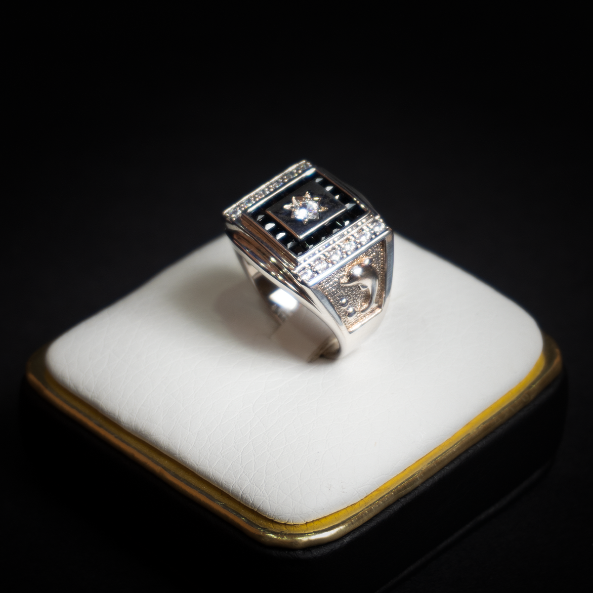 Anillo Estrella Tartésica Plata Italiana 925