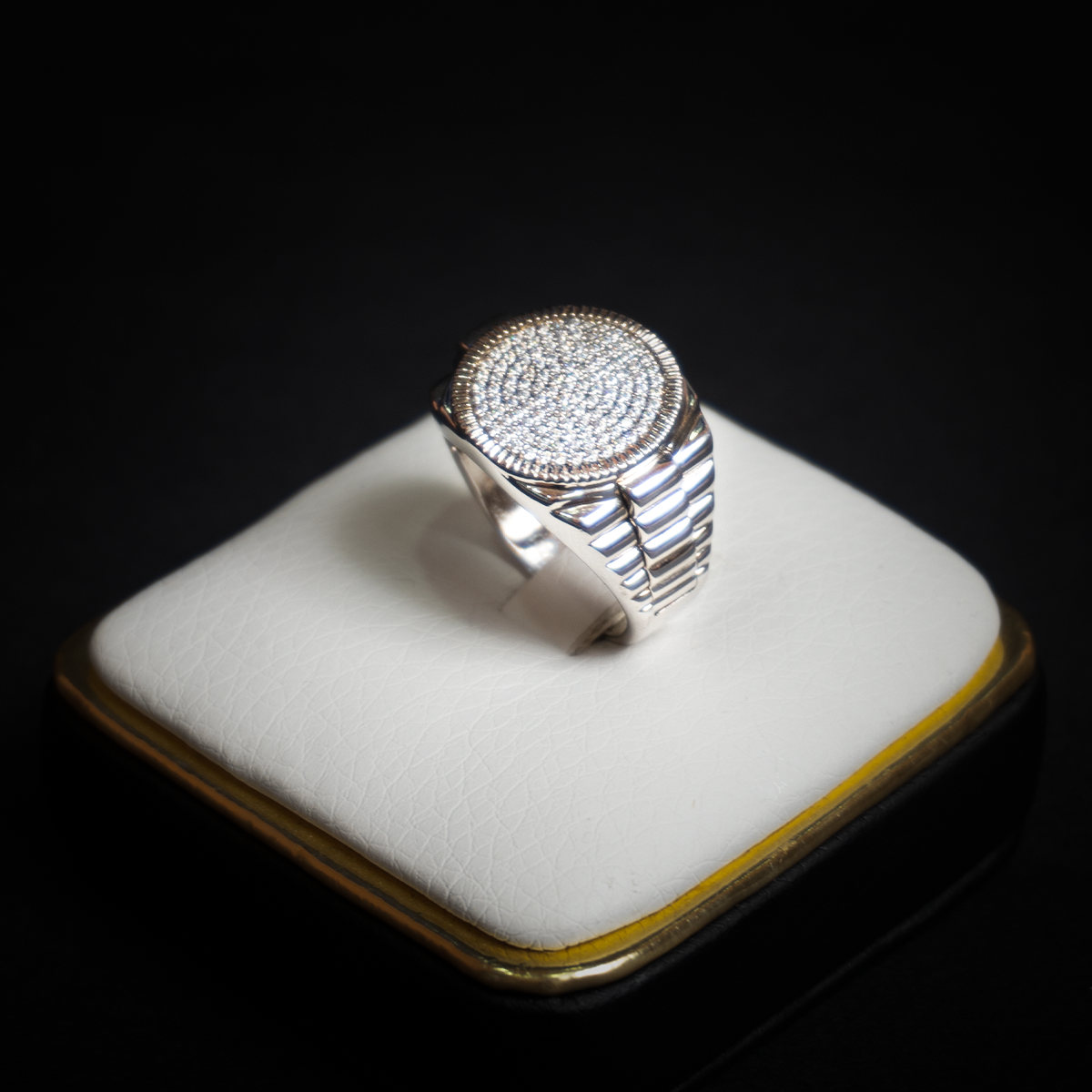 Anillo Circular Plata Italiana 925