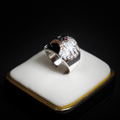 Anillo Águila Plata Italiana 925