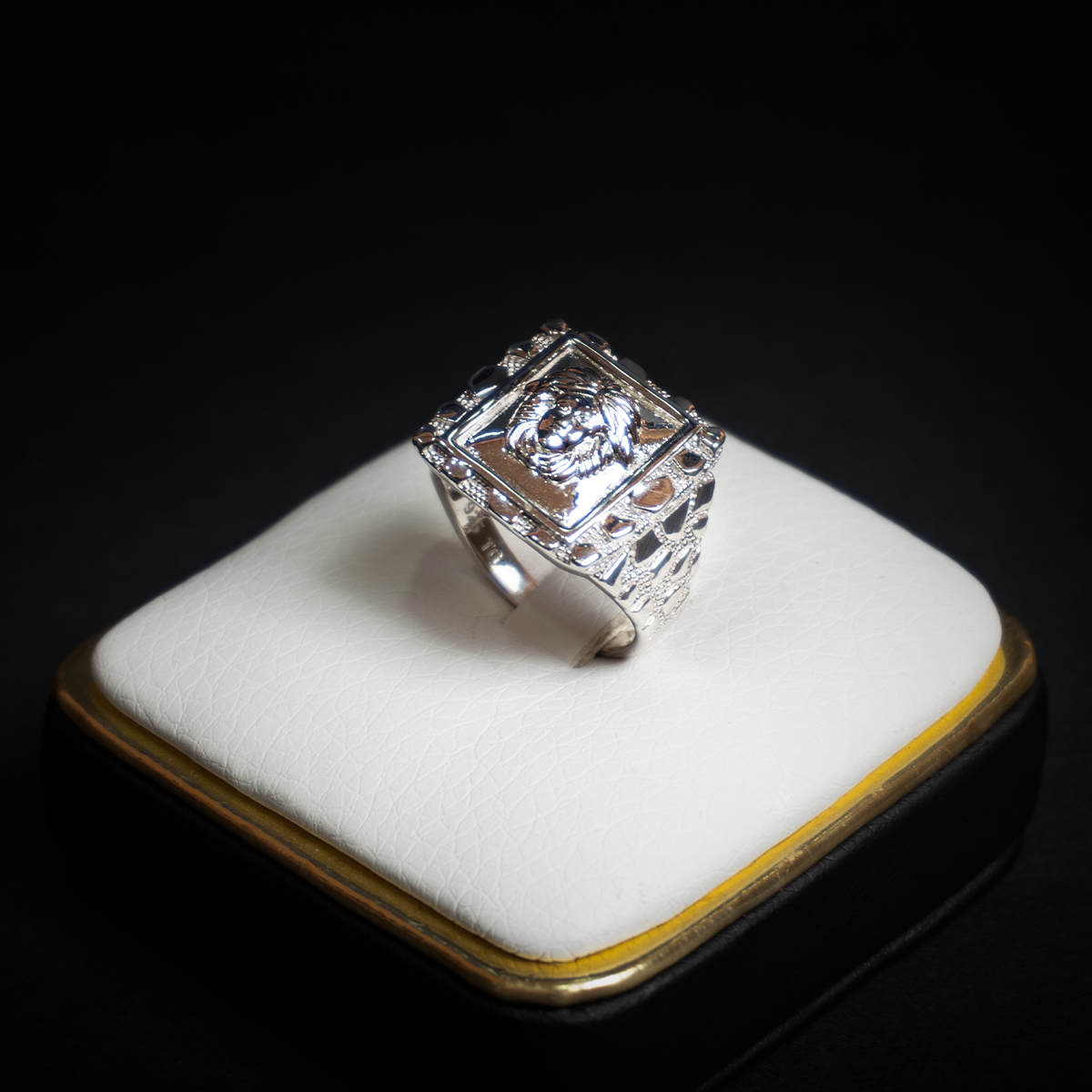 Anillo Versace Plata Italiana 925
