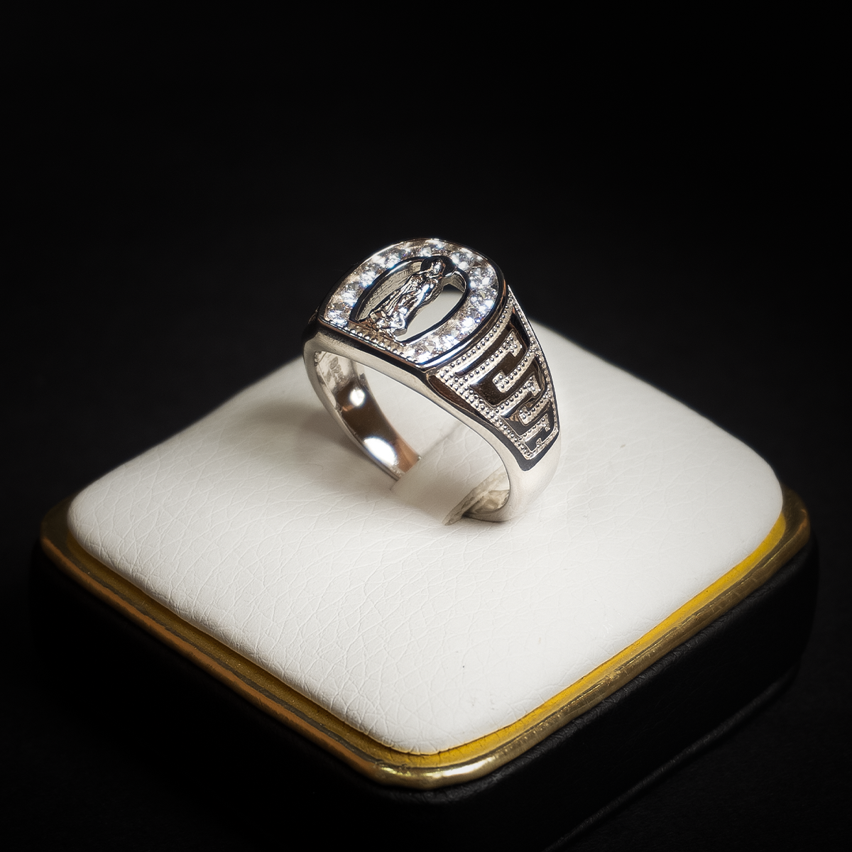 Anillo Virgen Plata Italiana 925