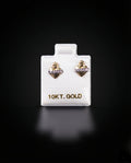 Aretes corazón de Jesús 10k