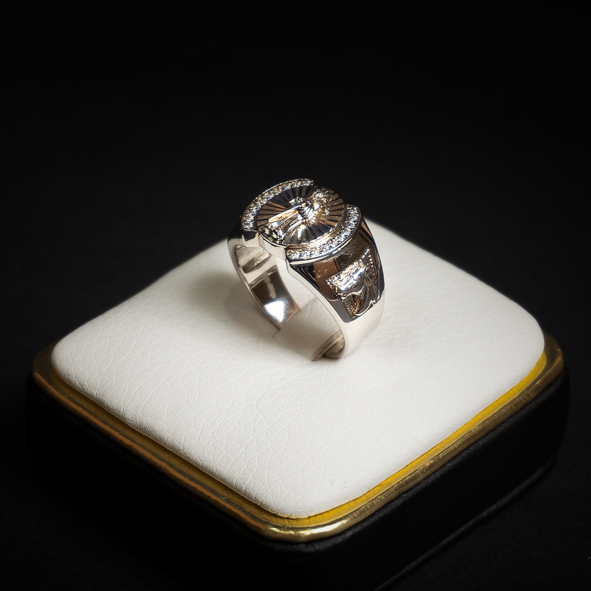 Anillo Santa Muerte Plata Italiana 925