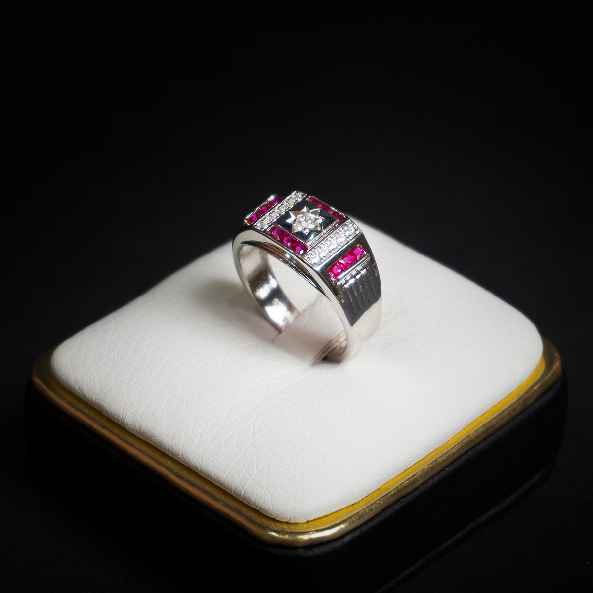 Anillo Estrella Tartesica Plata Italiana 925