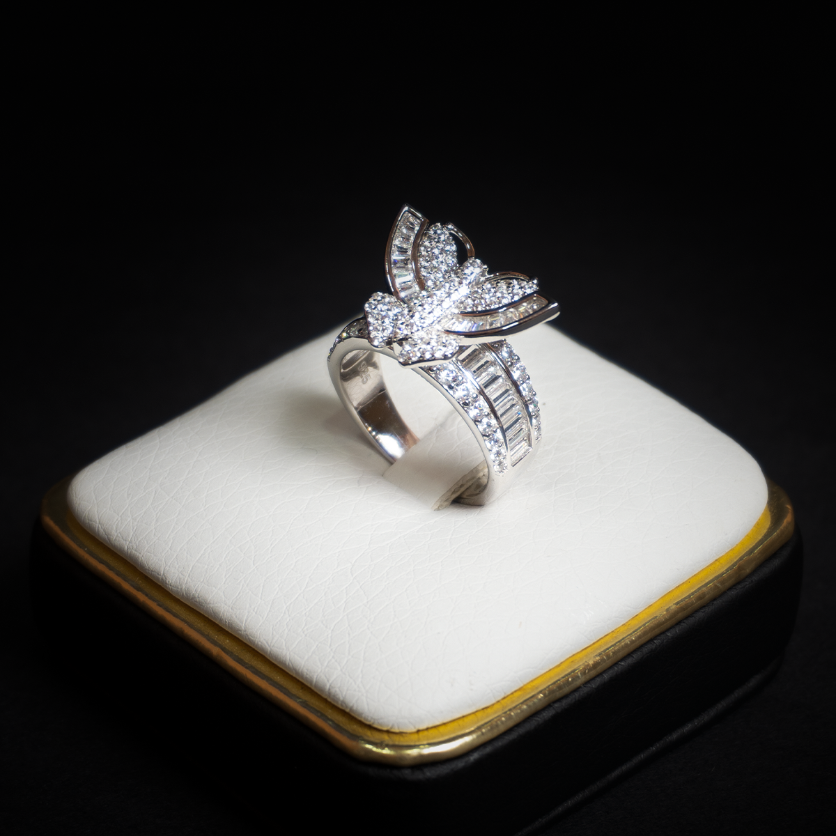 Anillo Mariposa Plata Italiana 925