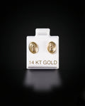 Aretes Virgen 14k