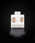 Aretes Virgen 3/O 14k