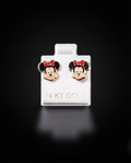 Aretes Minnie 14k
