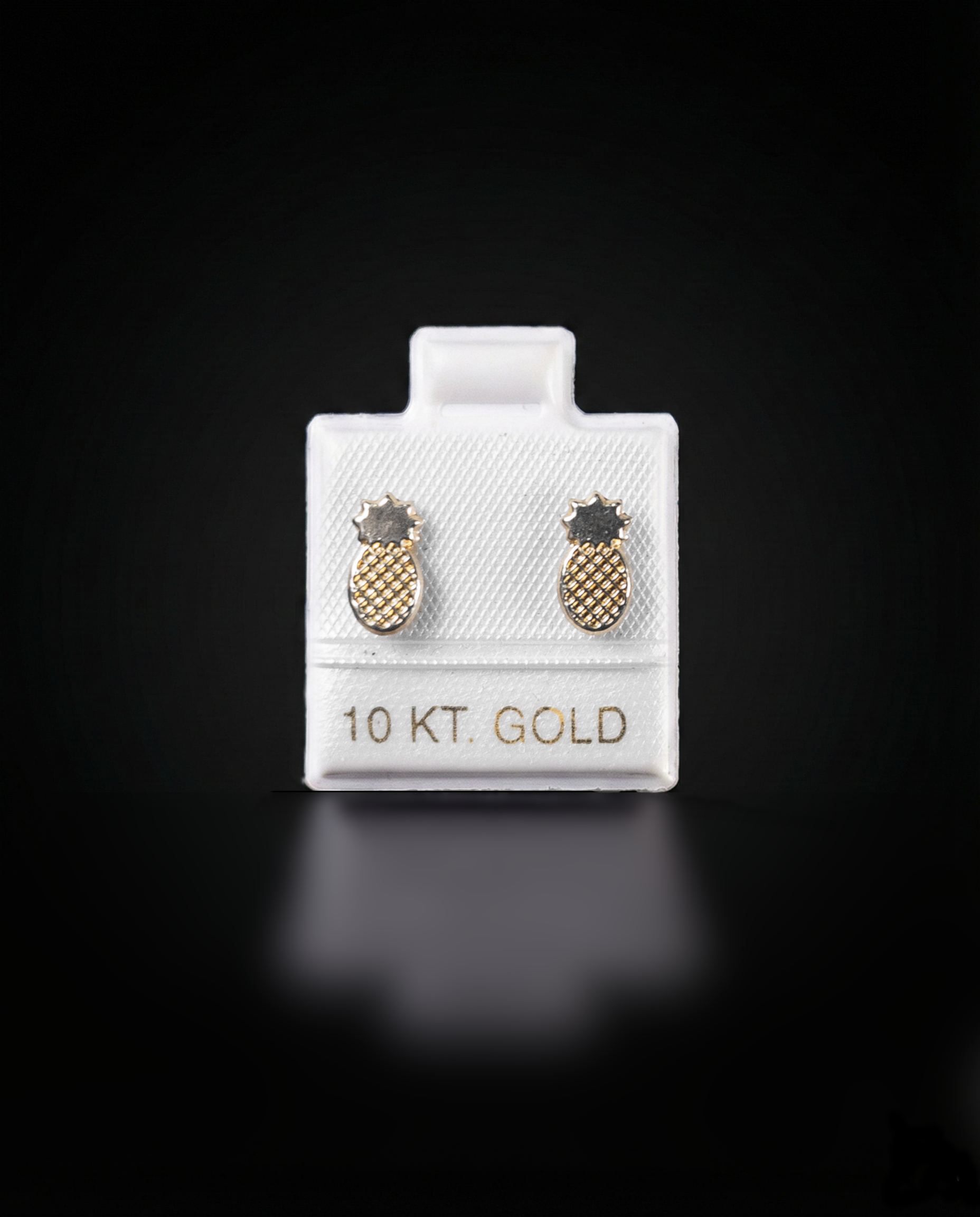 Aretes piña 10k