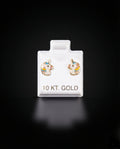 Aretes unicornio 10k