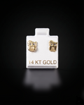 Aretes búho 14k