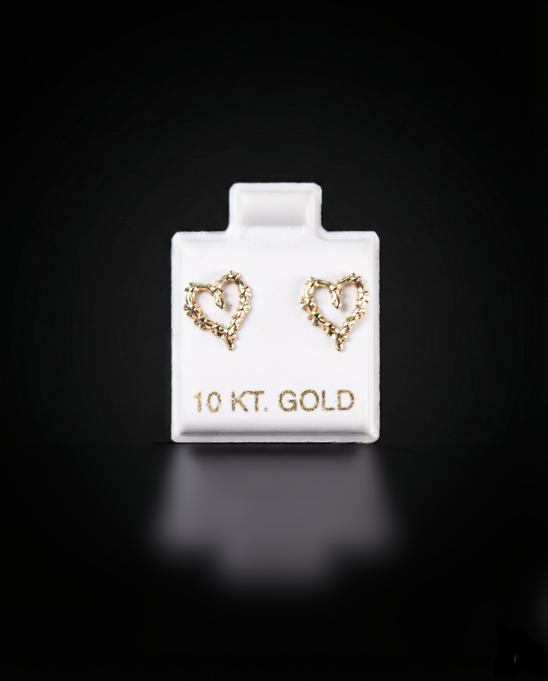 Aretes Corazón  10k